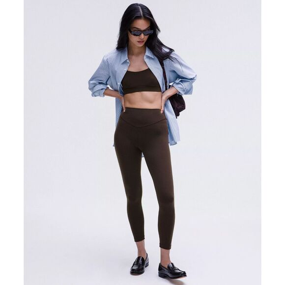 Lululemon Wunder Under SmoothCover High-Rise Tight 25" Size 6 Espresso NWT - Picture 3 of 12